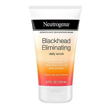 Neutrogena Blackhead Eliminating Daily Facial Scrub With Salicylic Acid Acne ...