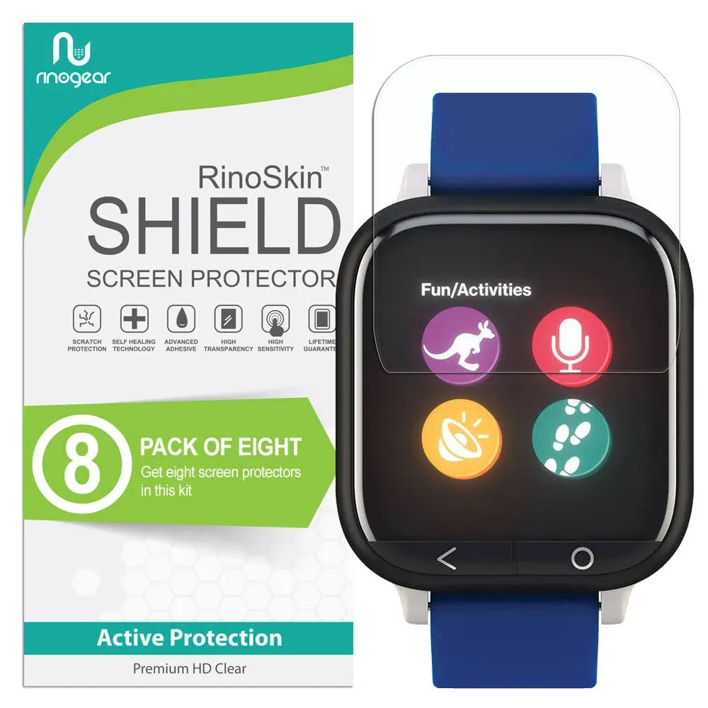 RinoGear: Verizon GizmoWatch Screen Protector - 8-Pack