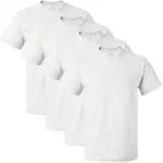 Fruit of The Loom Men's Premium Undershirt, White 4 Pack