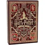 Theory 11 Harry Potter Playing Cards - Premium Deck - Includes Cipher Playing Cards Bag (Red (Gryffindor))