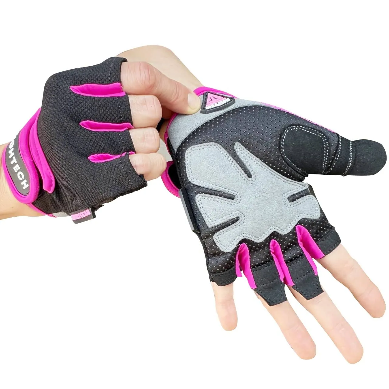 Workout Gloves Black/Pink / Large