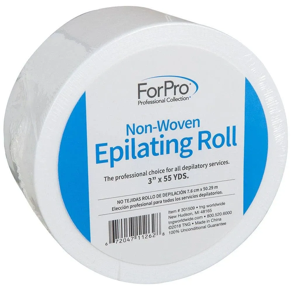 ForPro Non-Woven Epilating Roll White For Body and Facial Hair Removal