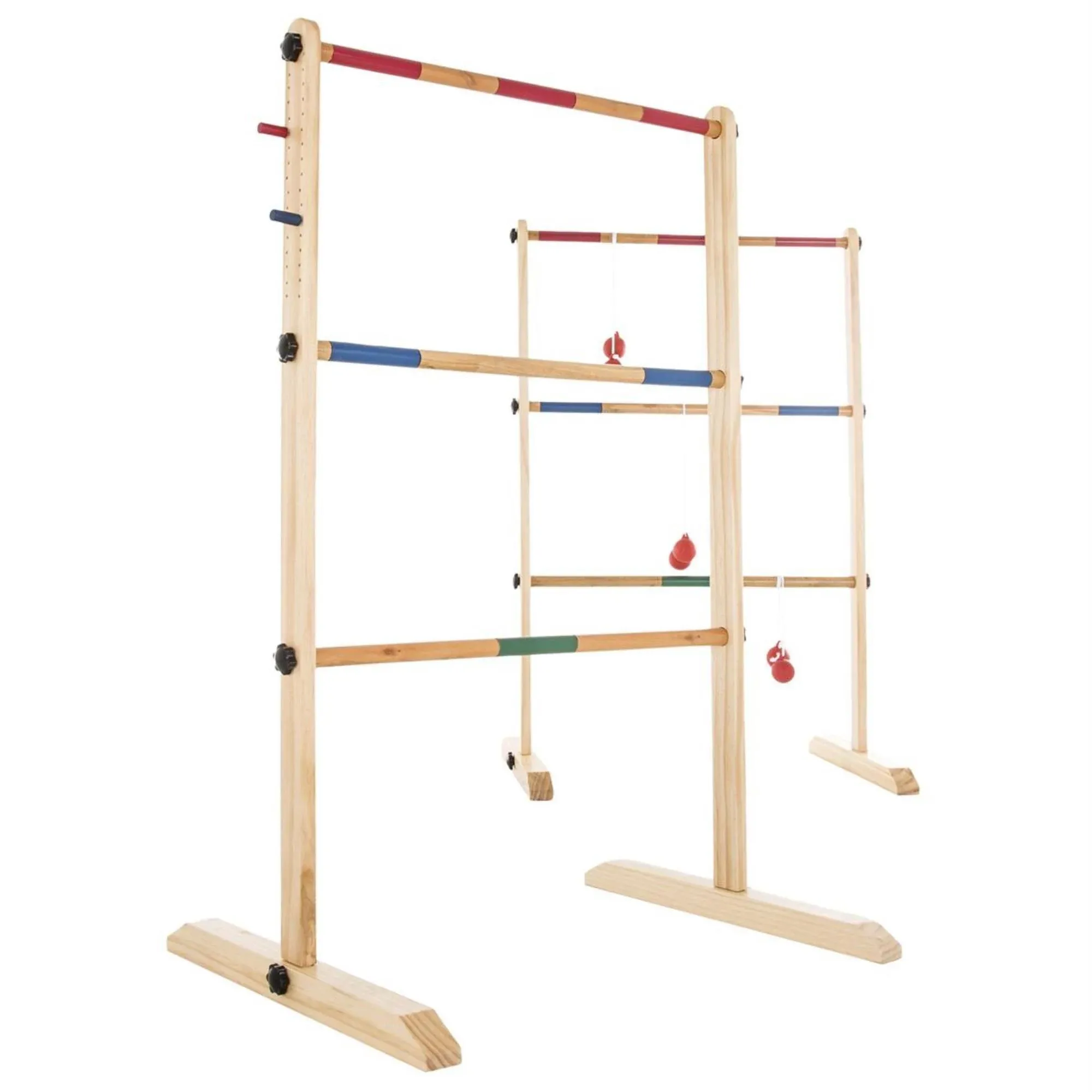 Hey! Play! Double Wooden Ladder Golf with 6 Bolas