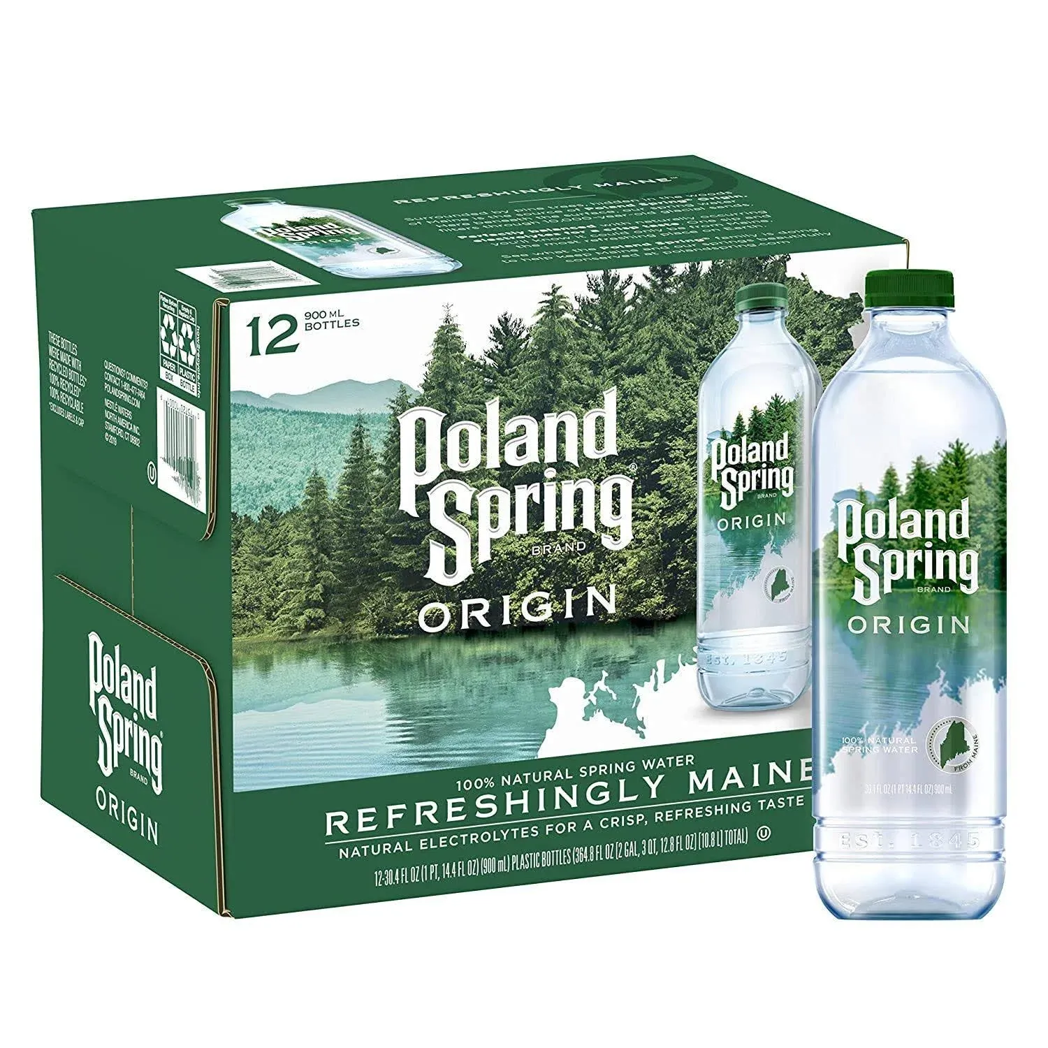 Poland Spring Origin 100% Natural Spring Water