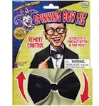 Forum Novelties Black Remote Controlled Spinning Bow Tie