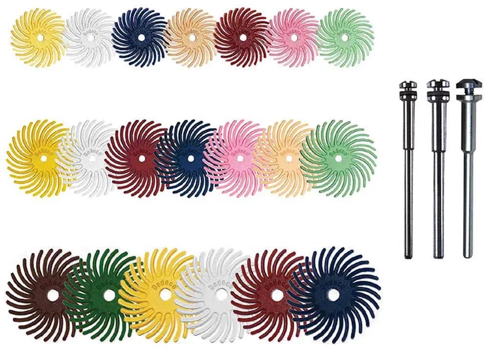 SUNBURST DISC ASSORTMENT 5/8"/ 7/8" & 1" 83/KIT