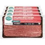 Pedersons Farms Uncured Hickory Smoked Beef Bacon (4 Pack)