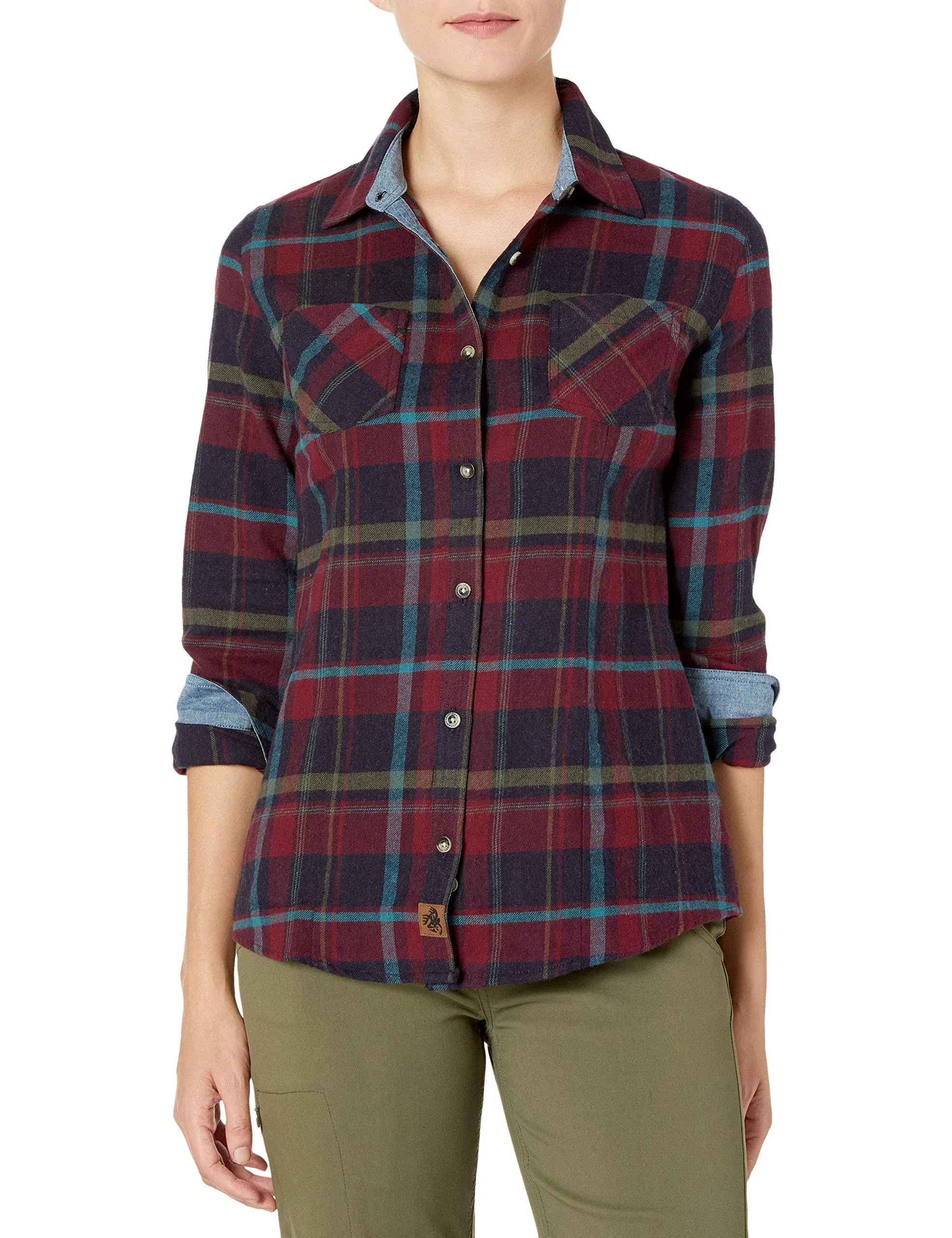 Legendary Whitetails Ladies Cottage Escape Flannels Plaid M