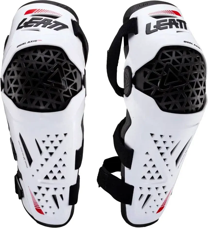 Leatt Knee & Shin Guard Dual Axis Pro White L-XL