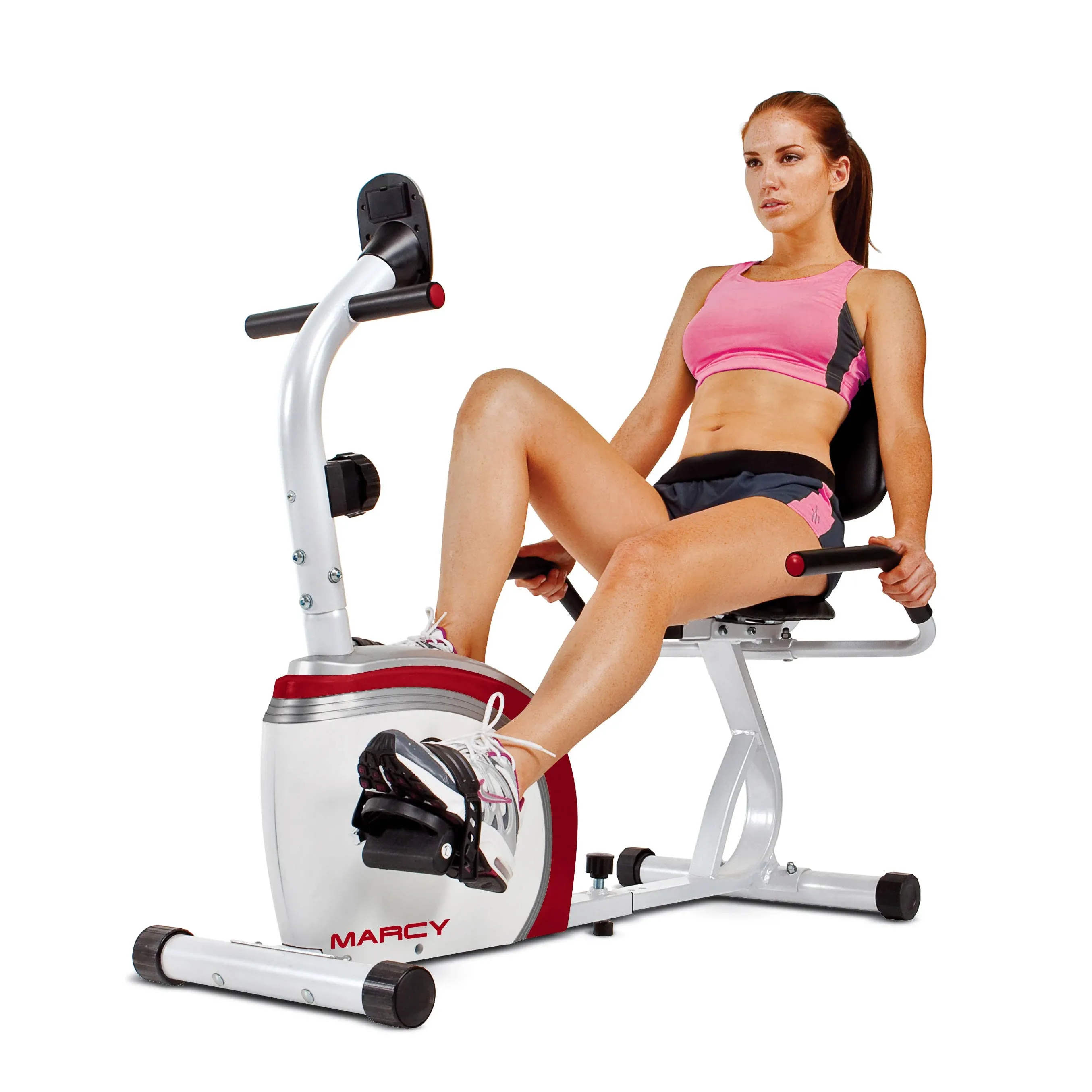 Marcy Magnetic Resistance Stationary Recumbent Exercise Bike NS-908R