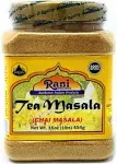 Rani Tea (Chai) Masala 16oz (1lb) 454g Bulk PET Jar ~ All Natural | Vegan | Gluten Friendly | Salt & Sugar Free | NON-GMO | No Colors | Indian Origin