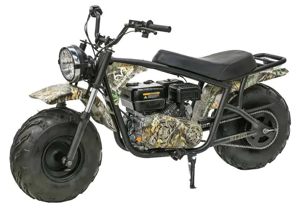 Realtree RT200 196cc Camo Gas Powered Ride-On Mini Bike