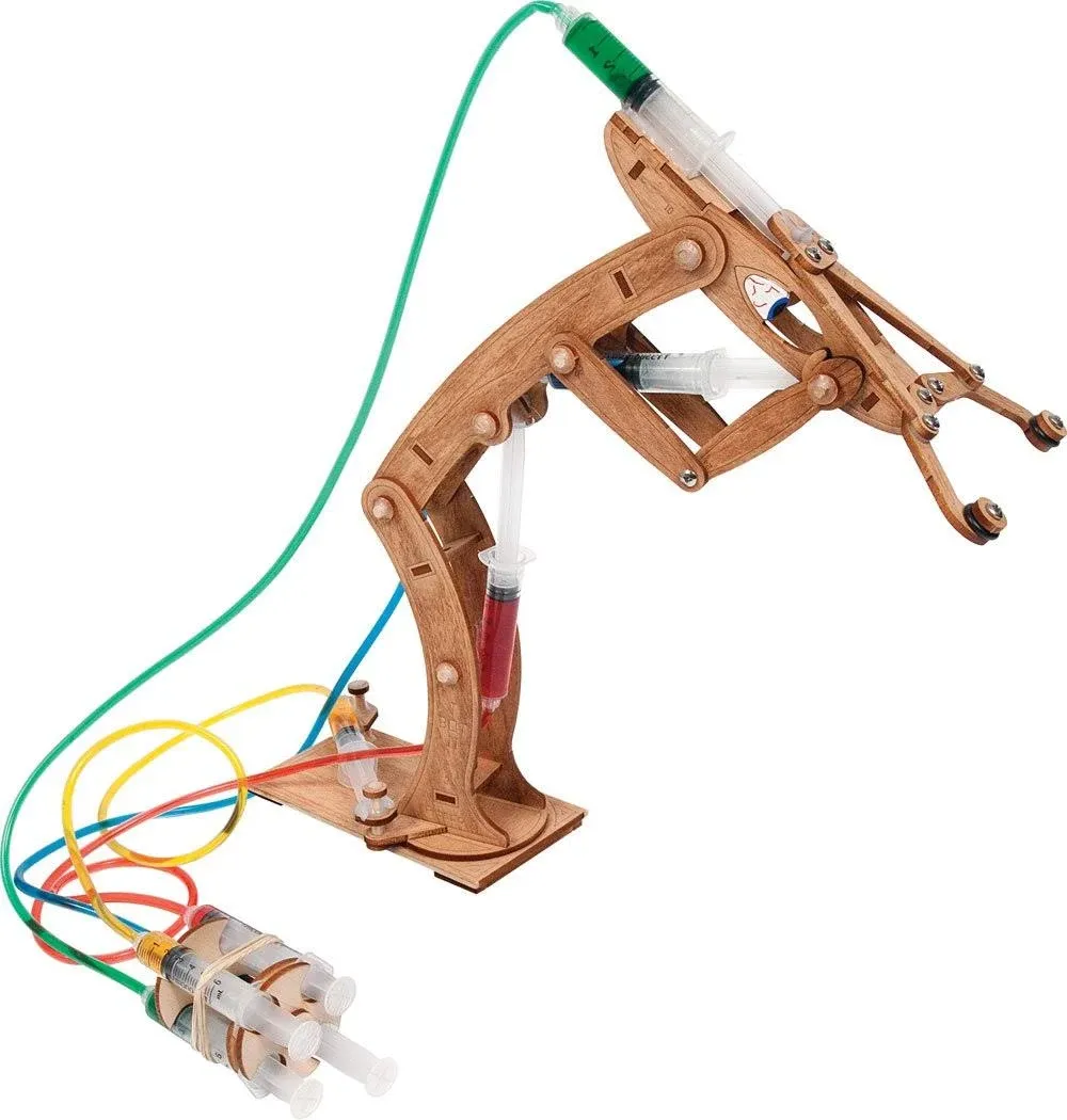 Pitsco Laser-Cut Basswood T-Bot II Hydraulic Arm (Individual Pack)