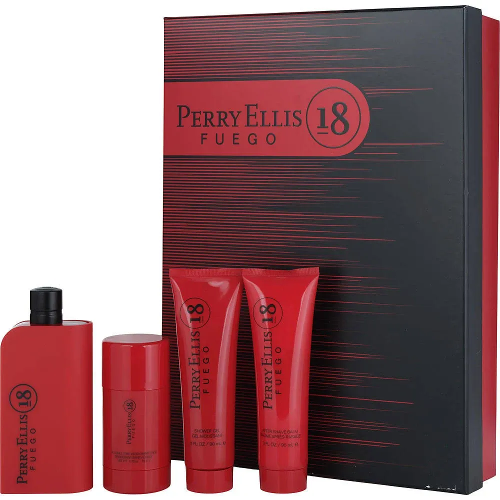 Perry Ellis Gift Set Perry Ellis 18 Fuego By Perry Ellis