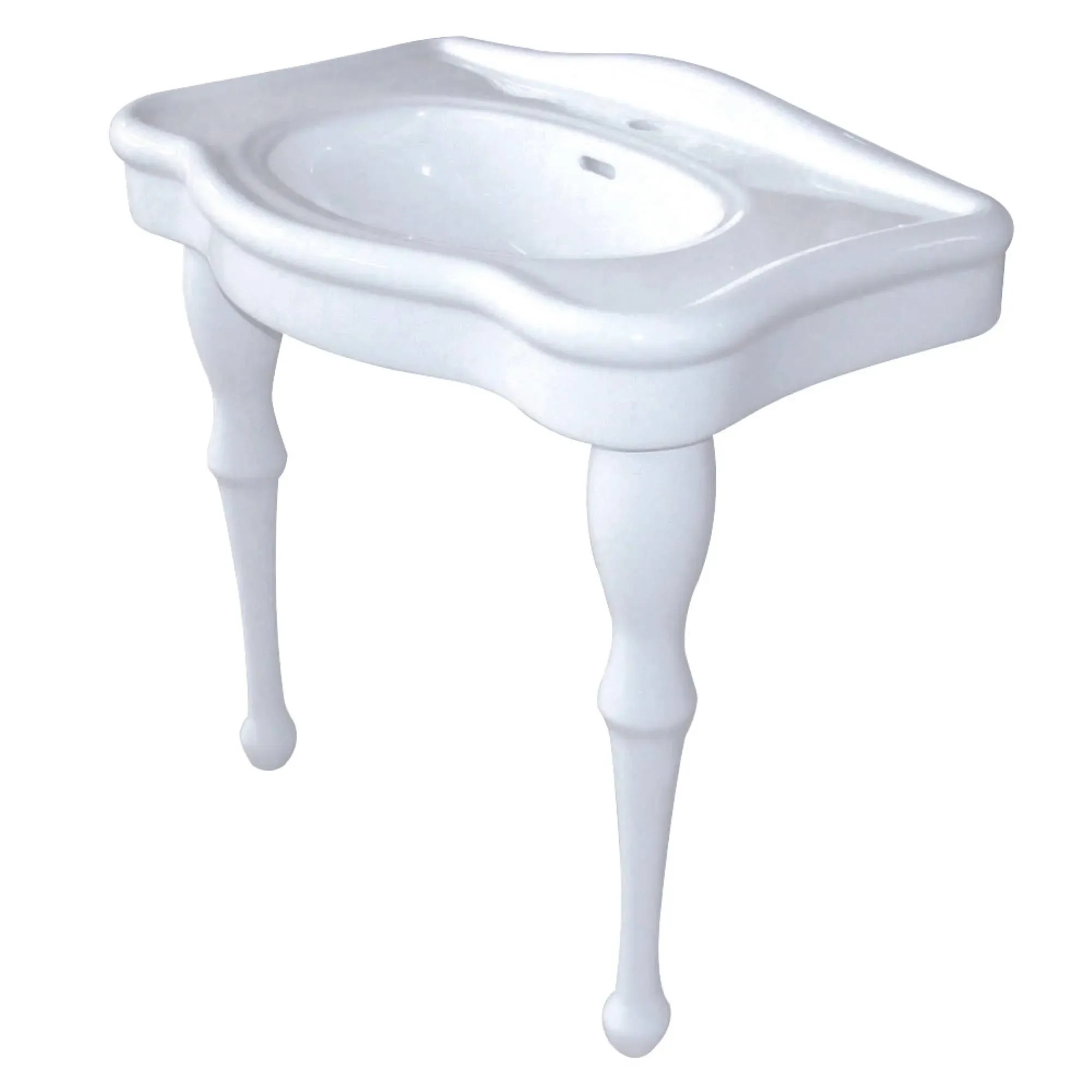 Kingston Brass VPB5321 32-in Imperial Basin Console with Pedestal