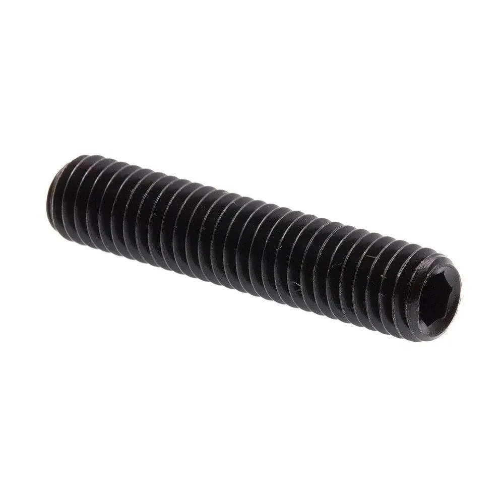 Socket Set Screw, Metric M6-1.0 X 30MM Black Oxide Coated Steel 10PK