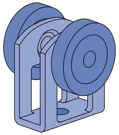 Unistrut P2749EG 2 Wheel Trolley