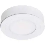 Armacost Lighting 233412 Purevue Dimmable Soft-Bright White (3000K) LED White Satin Puck Light