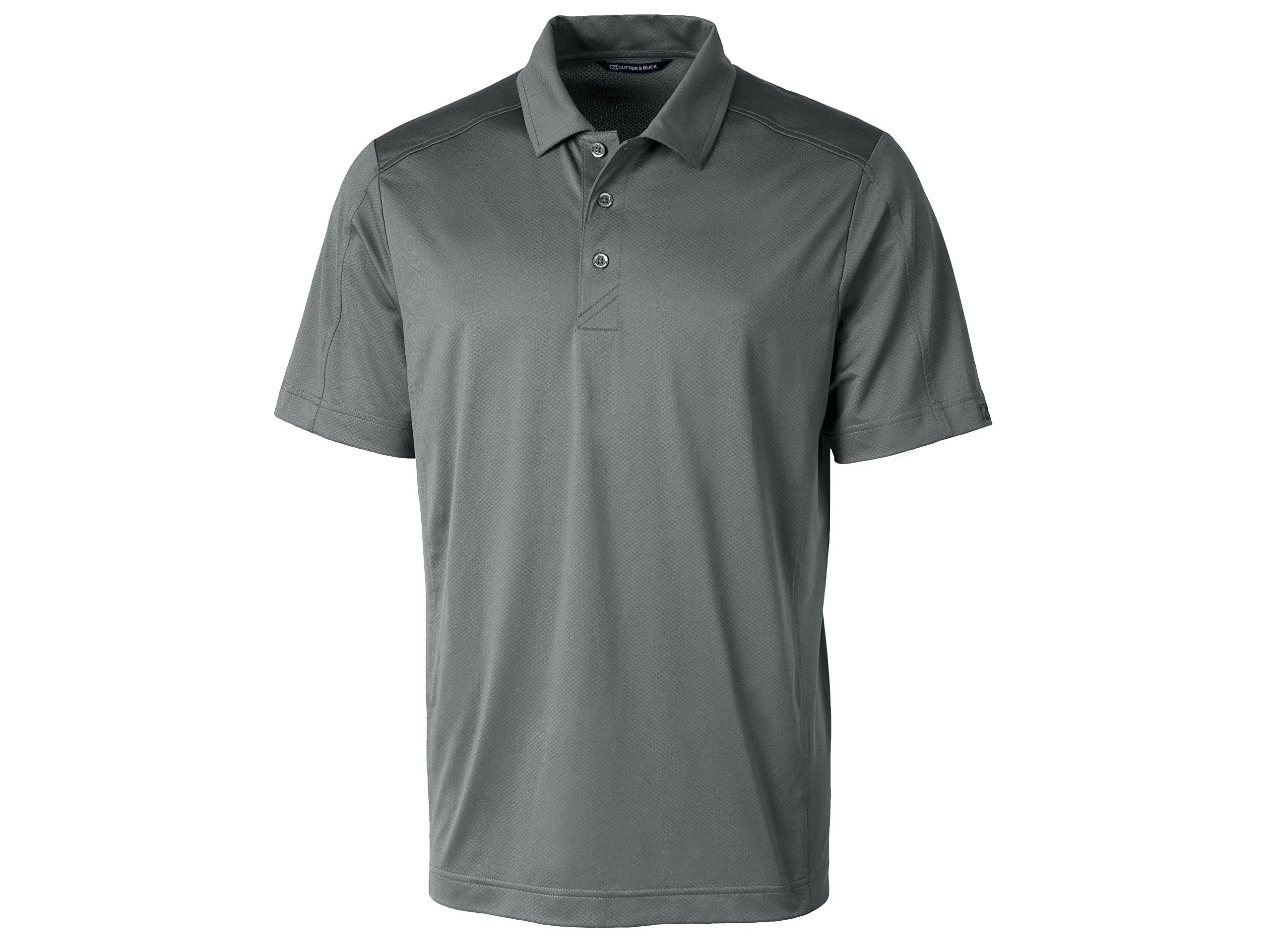 Cutter &amp; Buck Prospect Textured Stretch Mens Short Sleeve Polo