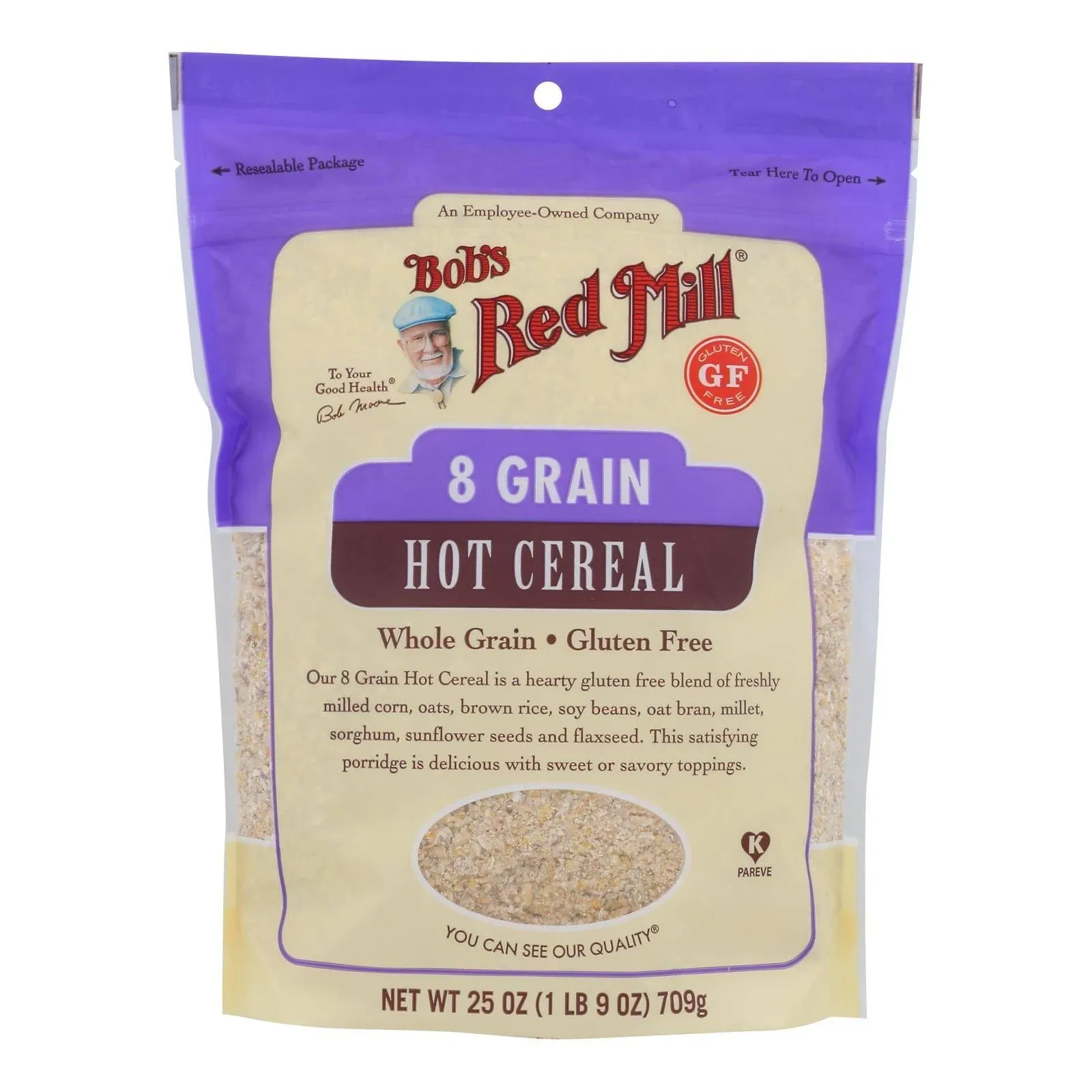 Bob's Red Mill 8 Grain Hot Cereal Gluten Free 25 oz