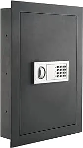 Paragon Lock & Safe Flat Electronic Wall Safe for Jewelry Security