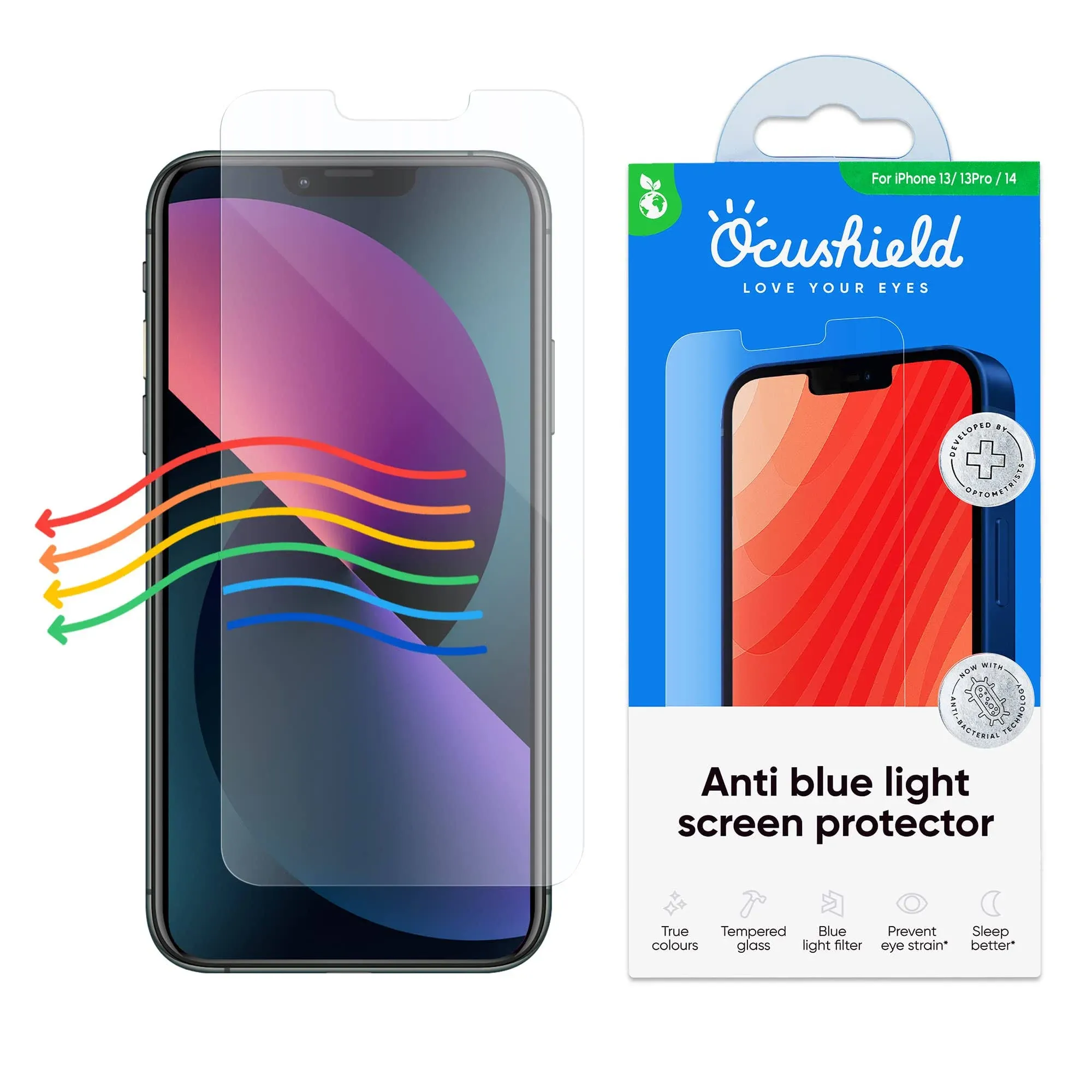 Ocushield Anti Blue Light Screen Protector for iPhone 13 Pro Max