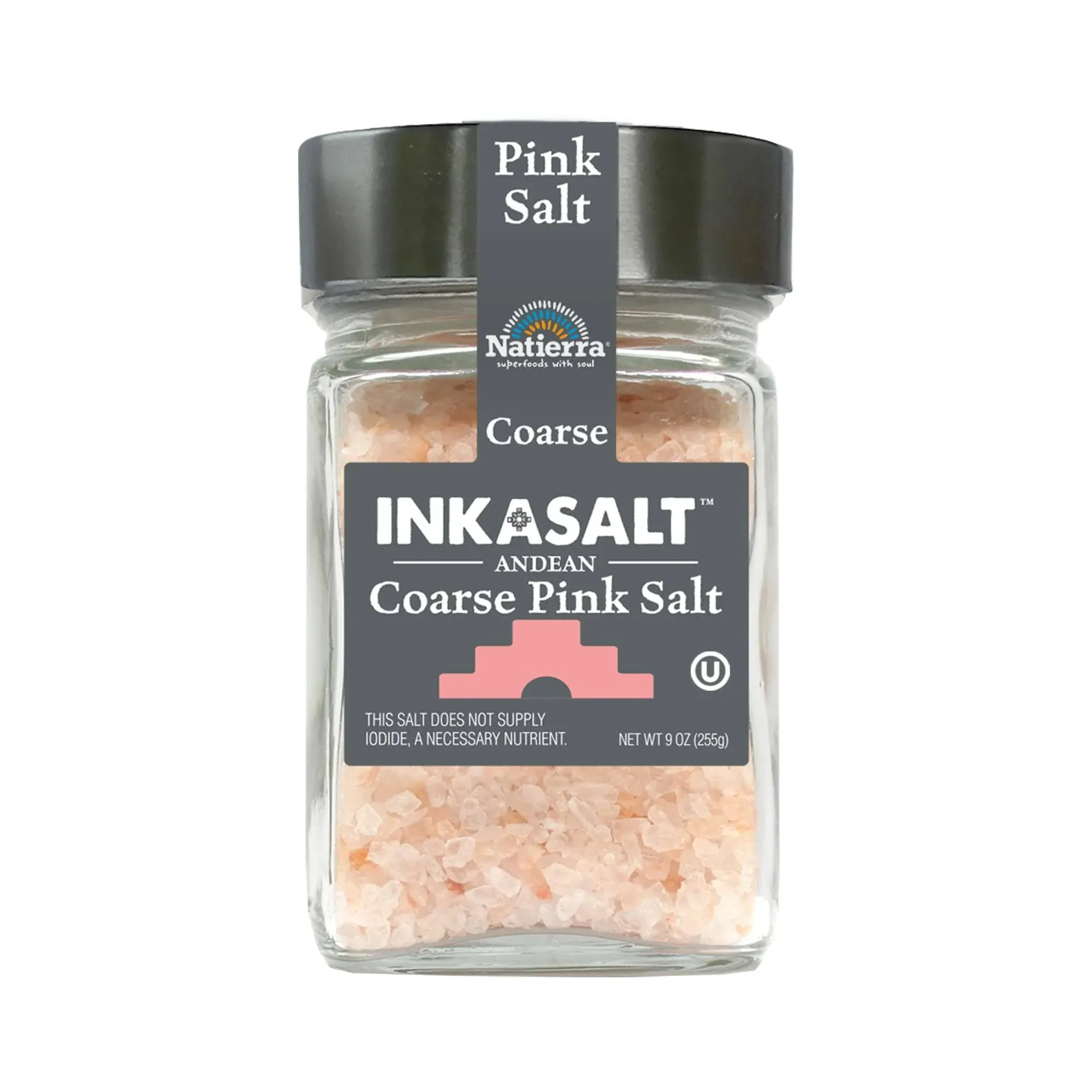 Natierra, Fair Trade Pink Salt, Coarse, 9 oz (255 g)