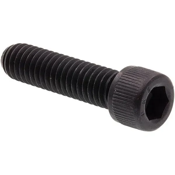 Socket Head Cap Screw, Hex/Allen Dr 5/16in-18 X 1-1/4in Black Ox Coat Steel 10PK