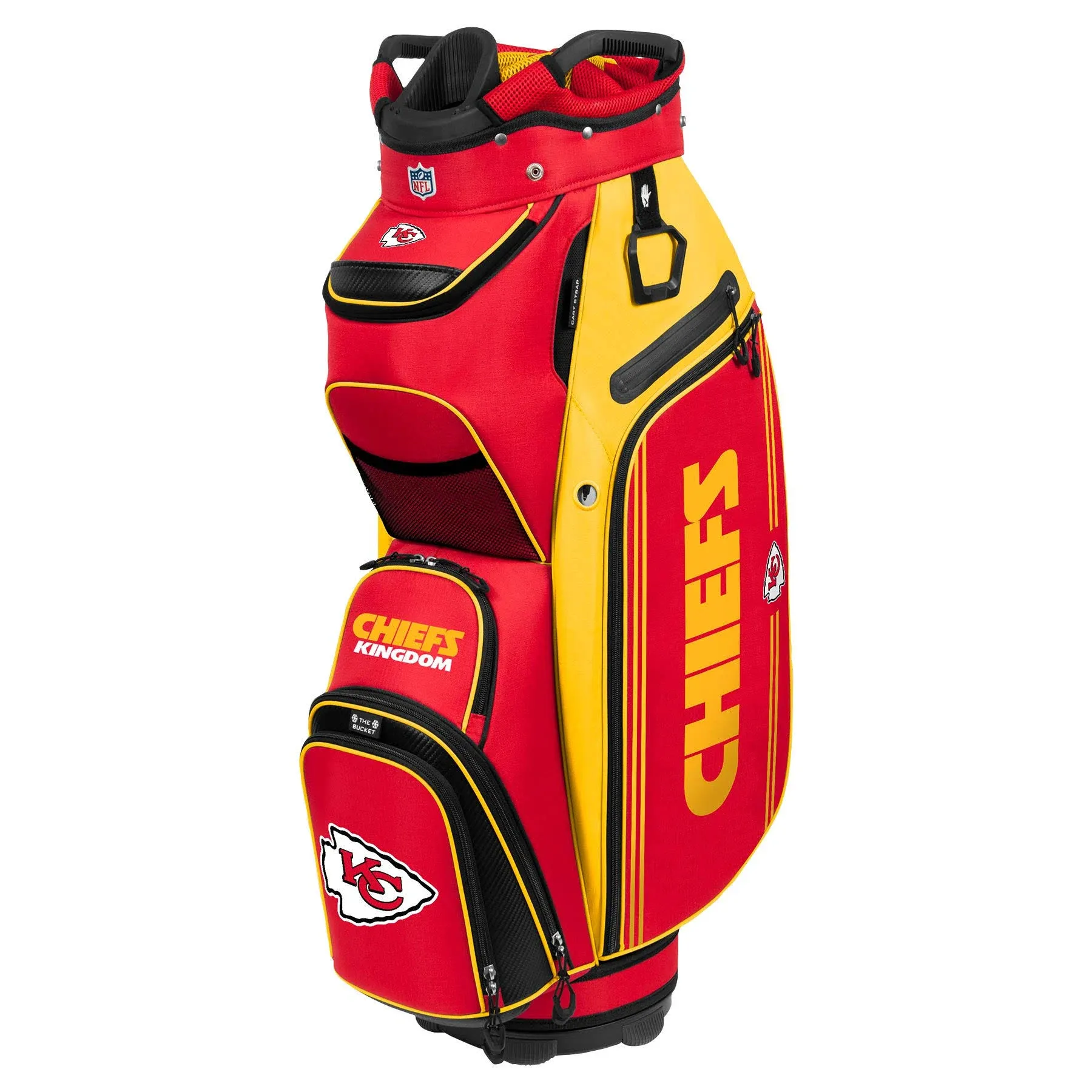 Team Effort NFL The Bucket III Cooler Cart Golf Bag Kansas City Chiefs