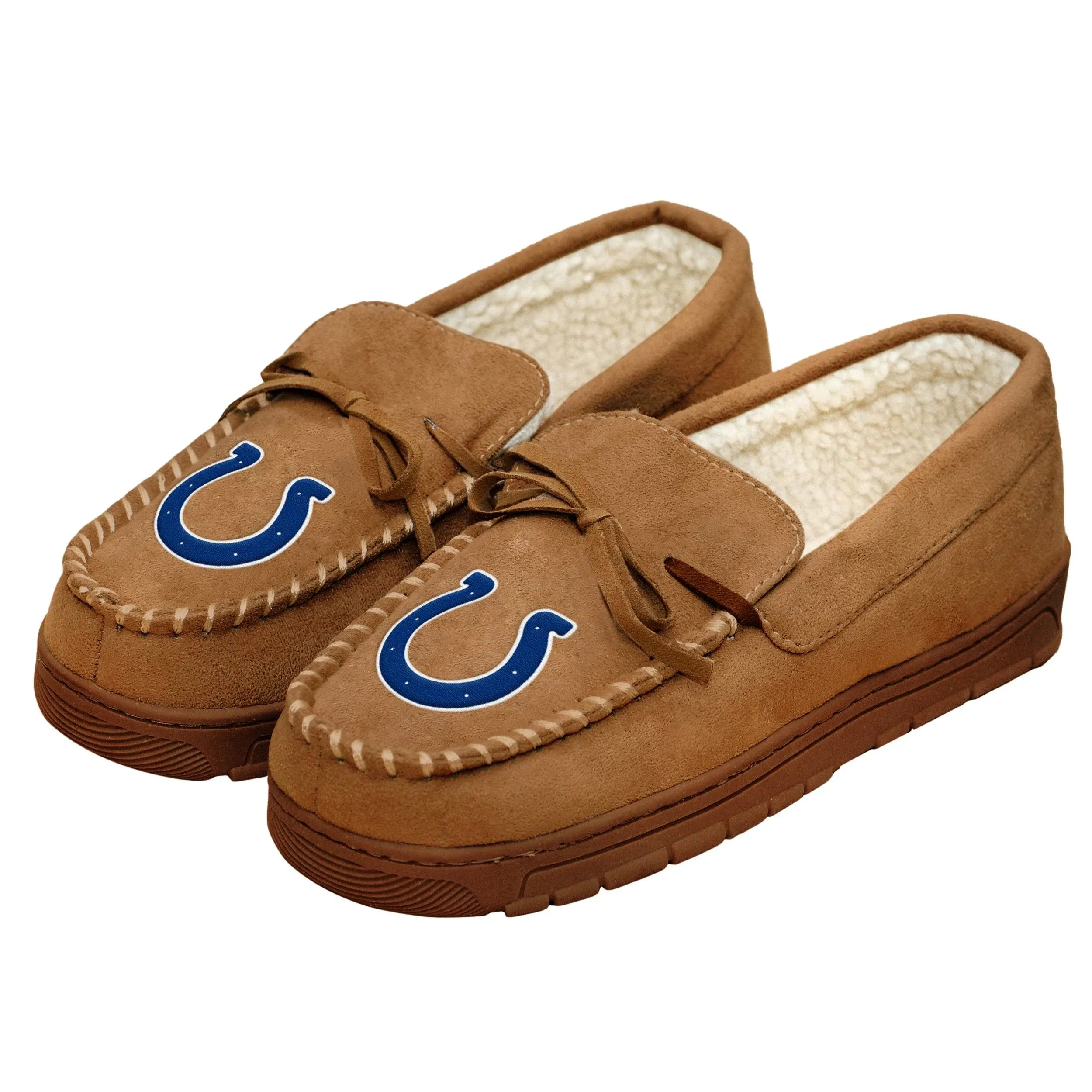 Indianapolis Colts NFL Mens Moccasin Slippers