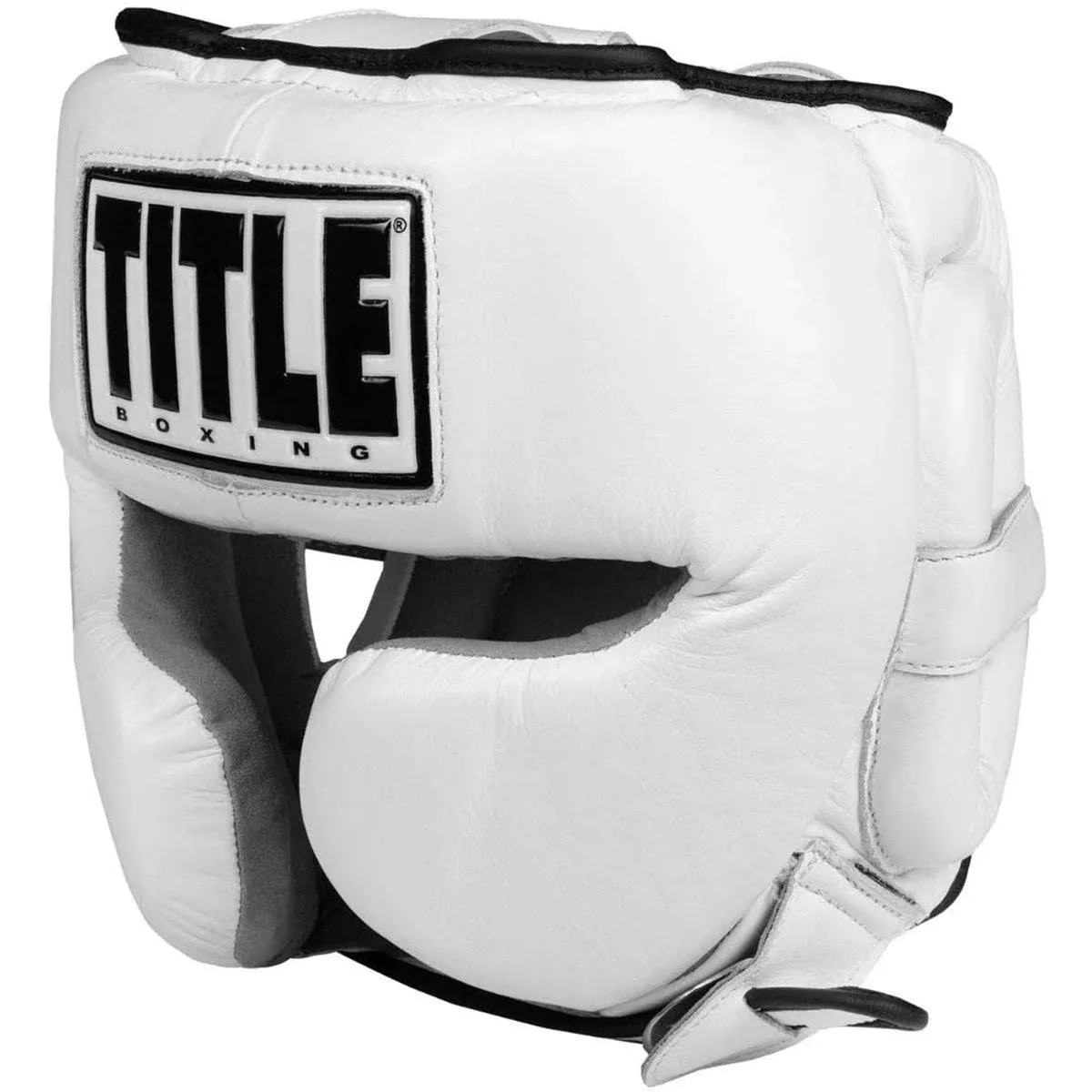 TITLE Boxing Leather Sparring Headgear