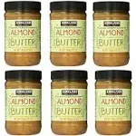 Kirkland Signature Creamy Almond Butter, 27 Ounce (Pack of 6)