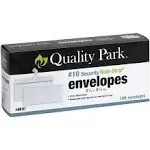 Quality Park Self Seal Security Envelopes Security Tint 4-1/8&#034; x 9-1/2&#034; 100 Pack