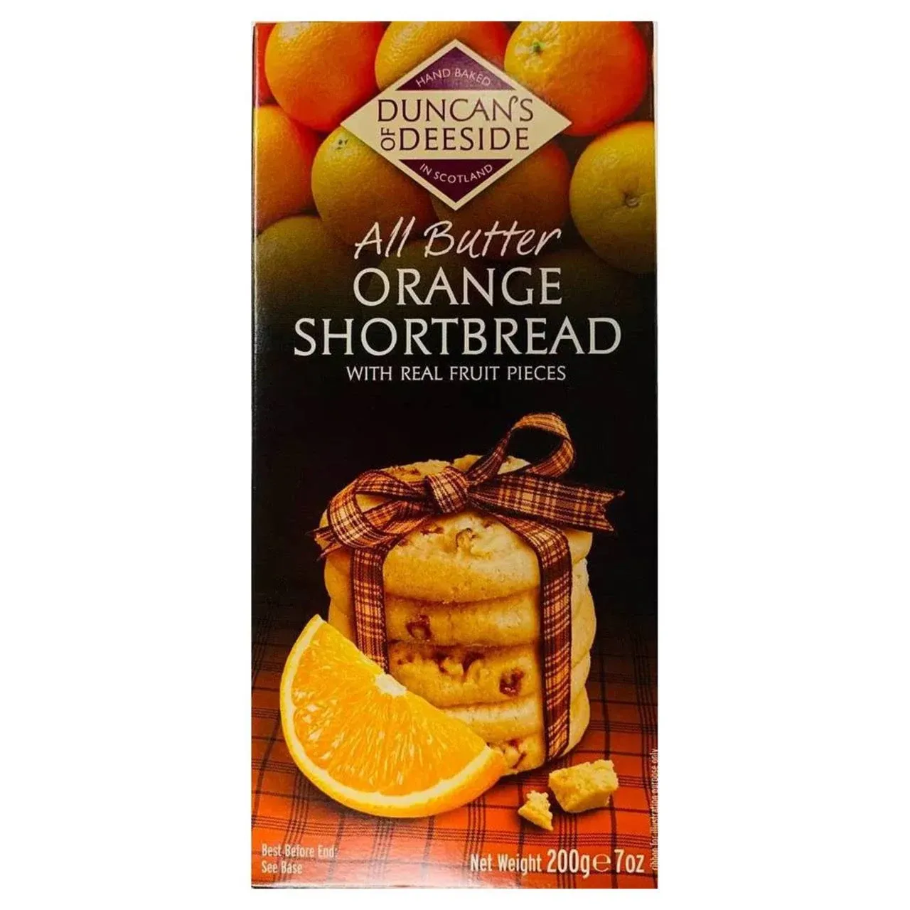 Duncan's of Deeside Orange Shortbread 7oz (198g)