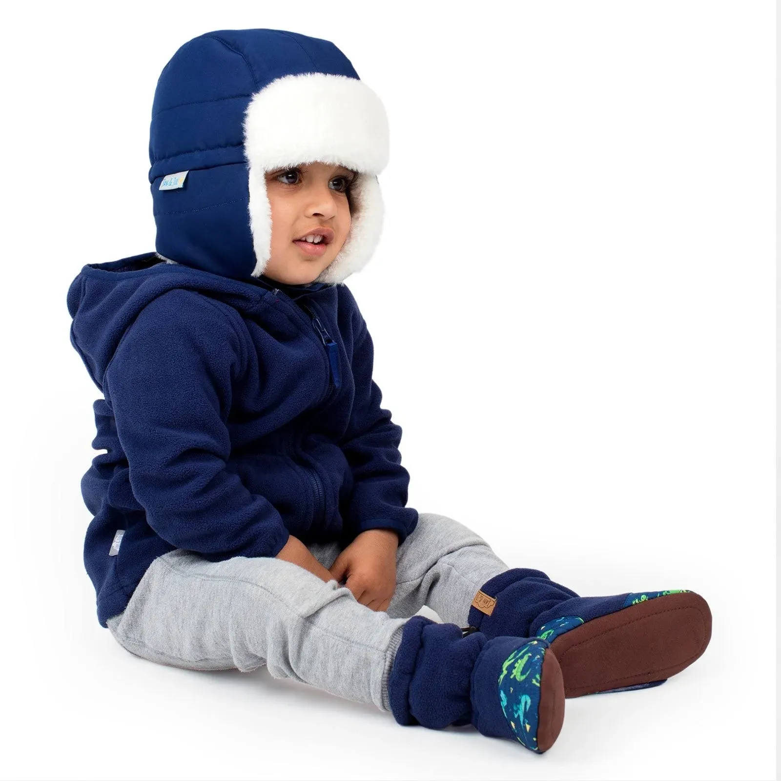 Jan & Jul Toasty-Dry Windproof Trapper Winter Hat for Infant Boy Girl (S: 3-9m ...