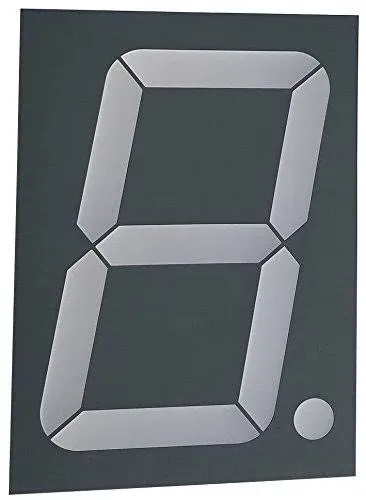 Large Seven Segment Display, Tri-Color 2.3 inch Digit (Pack of 2)