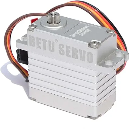 Betu 60kg Brushless Servo, High Torque Servo, Waterpoof Servo Made by Full Aluminum Case and Stainless Steel Gear, Steering Servo Compatible with 1/