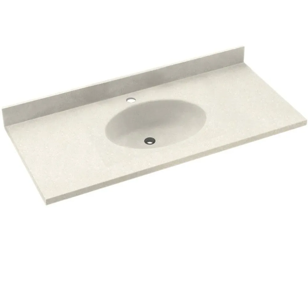 Swanstone CH02237.018 Chesapeake 22 x 37 Single Bowl Vanity Sink & Counter Top in Bisque