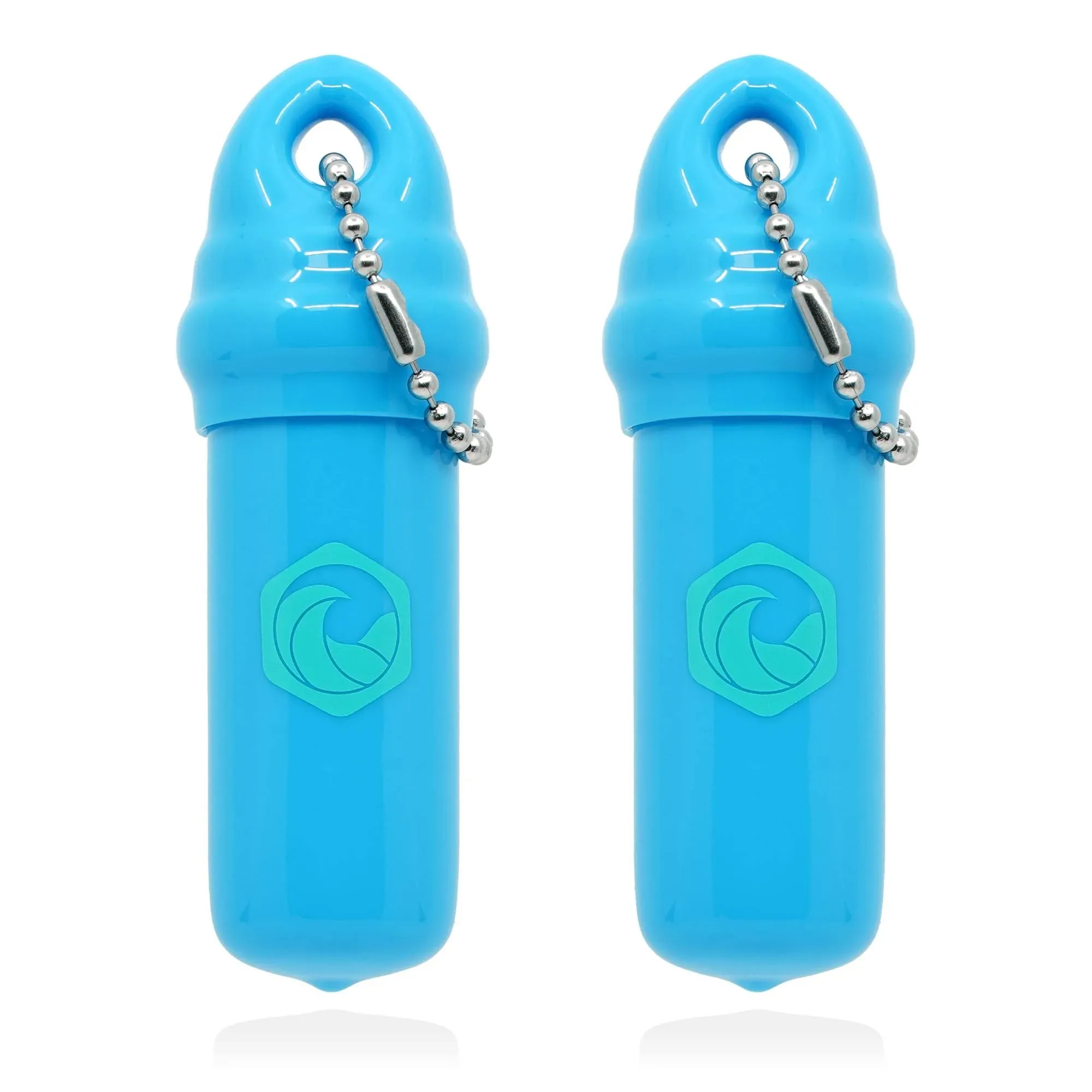 Seahive Floating Keychain (2 Pack) Hidden Waterproof PVC Container for Boat Key ...