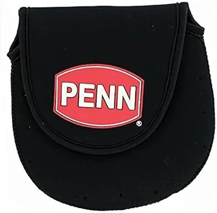 PENN Neoprene Spinning Reel Covers , Black, Small