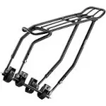 Ibera Bike Rack - Bicycle Touring Carrier Plus+ for Disc Brake/Non-Disc Brake Mount, Fat Tire Bikes, Frame-Mounted for Heavier T, Aluminum