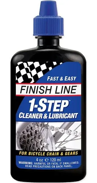 Finish Line 1-Step Cleaner and Bike Chain Lube - 4oz, Drip