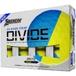 Srixon Q Star Tour Divide Golf Balls - Yellow / Blue