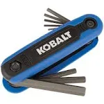 Kobalt  8-Key Folding Hex Key Set, Metric