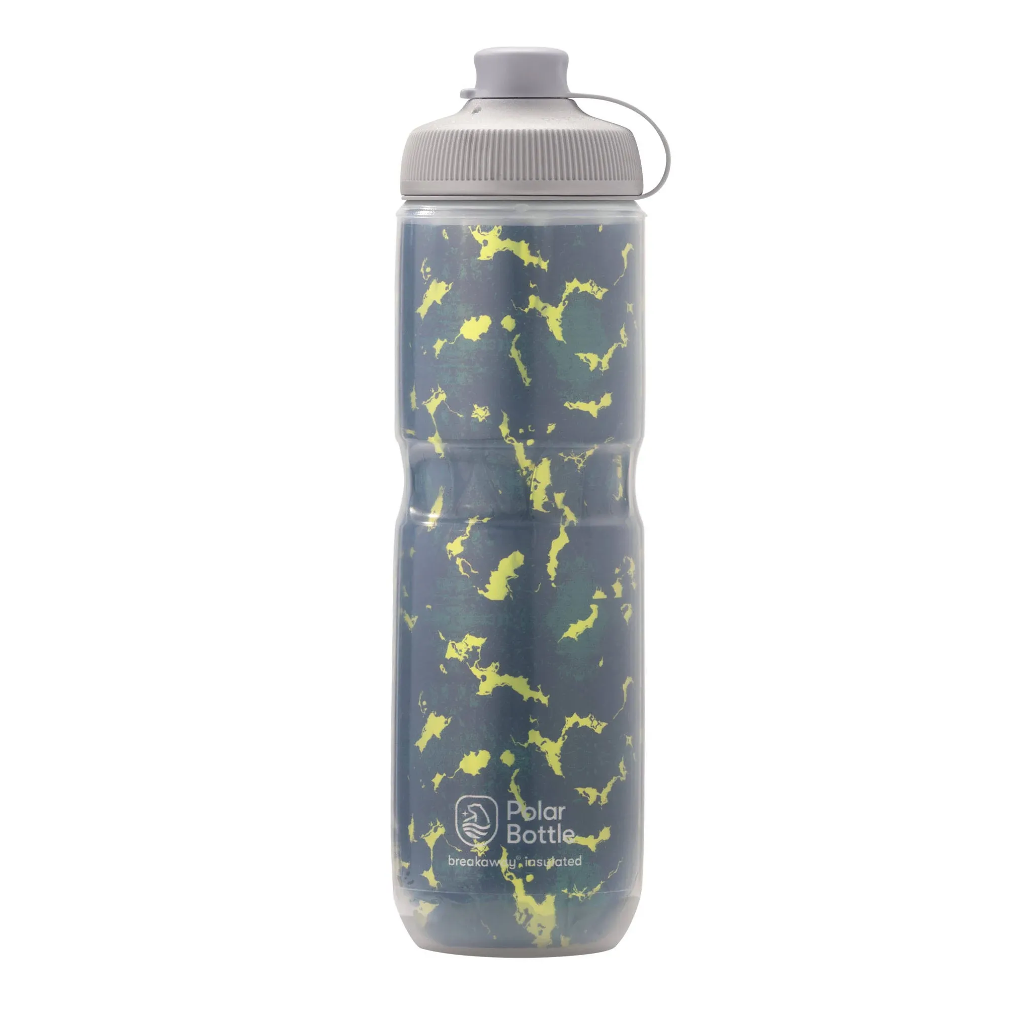 Polar Bottle Breakaway Muck Insulated Water Bottle - 24 Ounce - 24 oz. (Forest/Lightning)