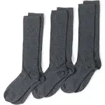 Lands' End Women's 3-Pack Seamless Toe Solid Trouser Socks