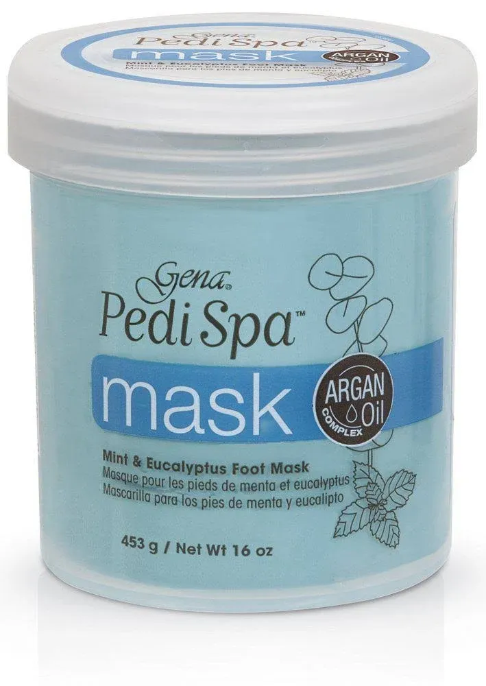 Gena Pedi Spa with Argan Oil Complex Pedi Spa Mask, 16 Ounce