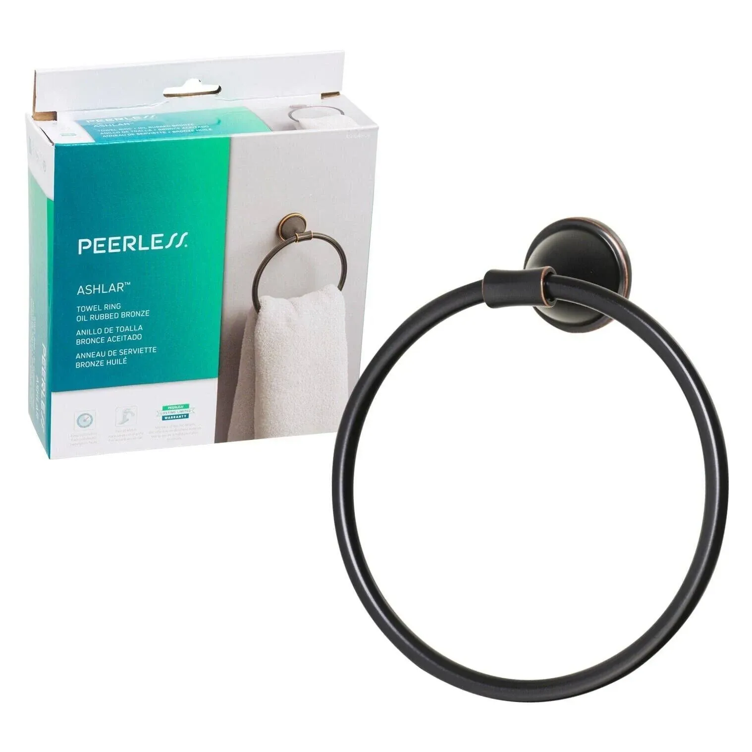 Peerless ASHL46-OB Ashlar Oil Rubbed Bronze Bath Towel Ring