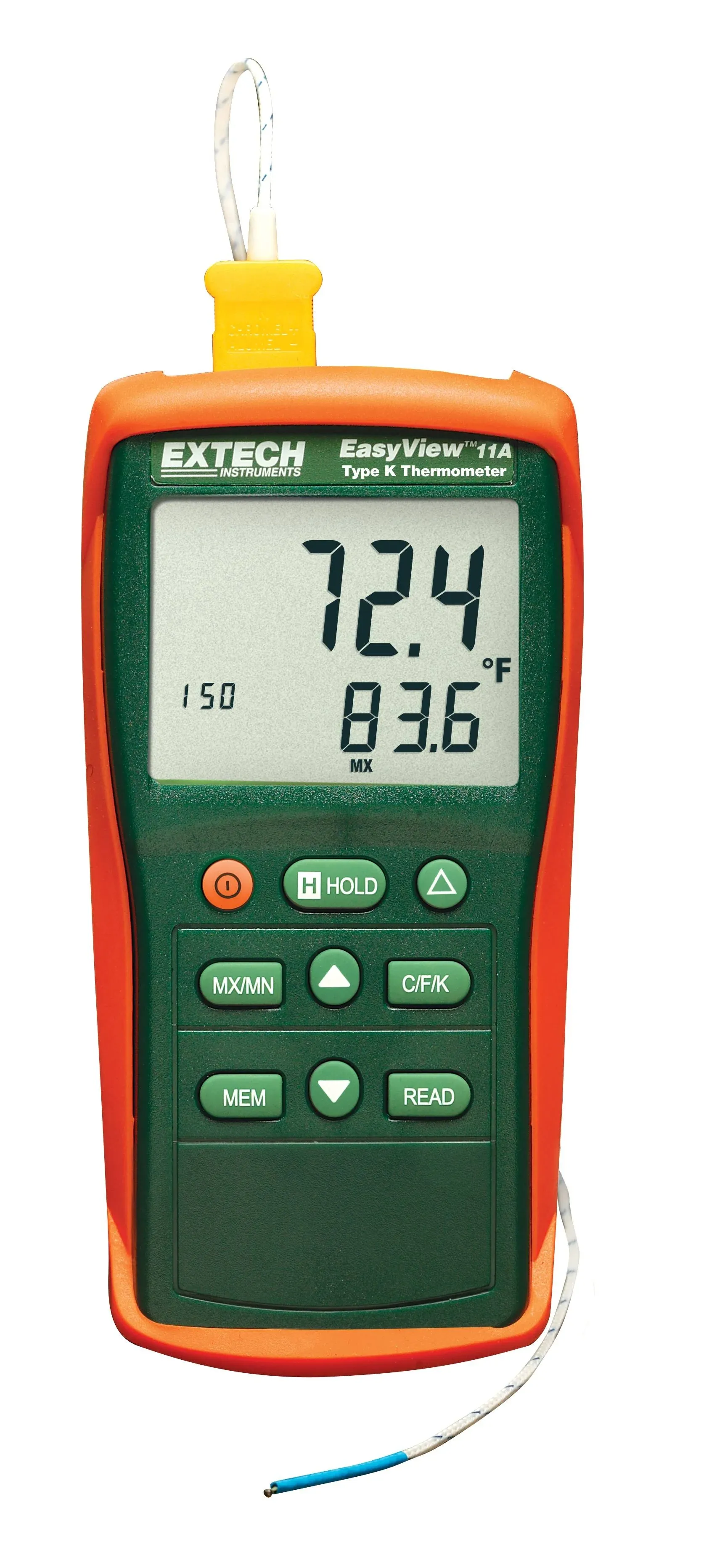 Extech EA11A Easyview Type K Single Input Thermometer