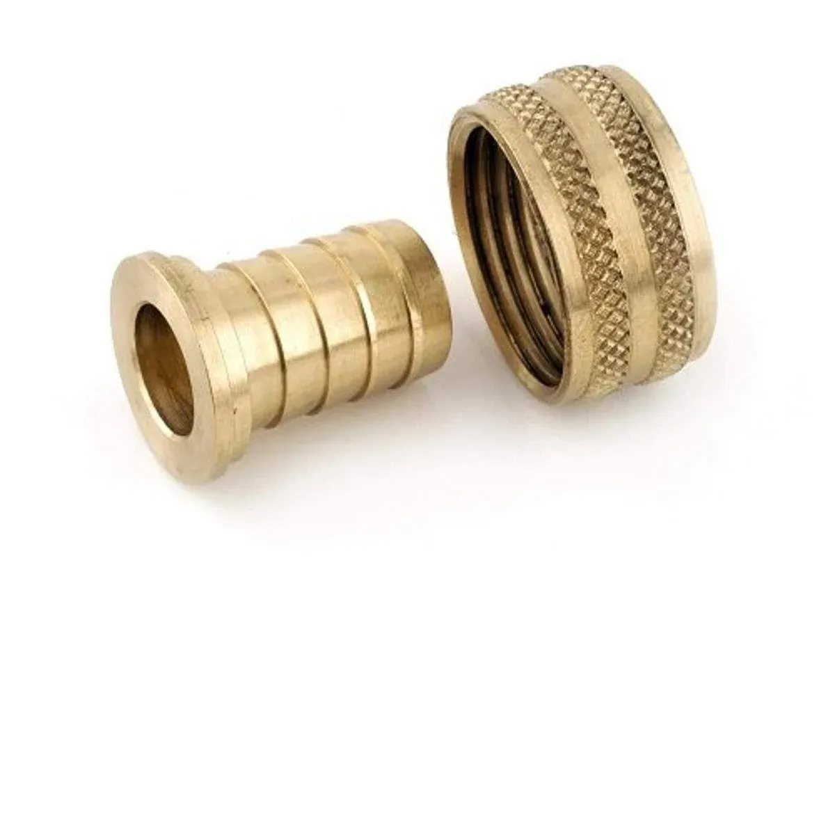 Anderson Metals-07046-1212 Brass Garden Hose Swivel Fitting, Connector, 3/4" Barb ...